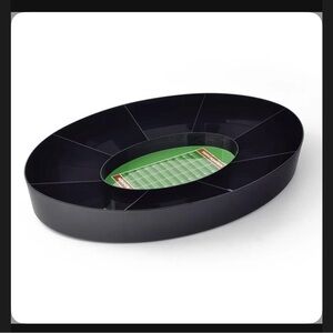 Football Serving Tray with Compartments